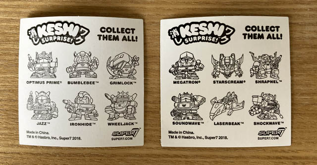 【トランスフォーマー】COLLECT THEM ALL!「ワクワク消し 戦え！超ロボット生命体トランスフォーマー」が5月末に発売開始！キラキラシール＆消しゴムフィギュア開封レビュー。