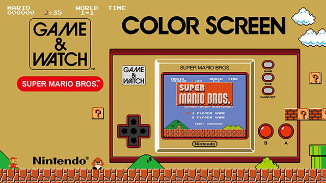 スーパーマリオ ゲーム ウオッチ と スーパーマリオブラザーズ がコラボ フルカラースクリーンのゲームウォッチでマリオ をプレイ 11月13日発売 スーパーマリオ35周年 Nerdbrain ナードブレイン