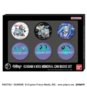 ガンダム×初音ミクコラボ記念缶バッジセット