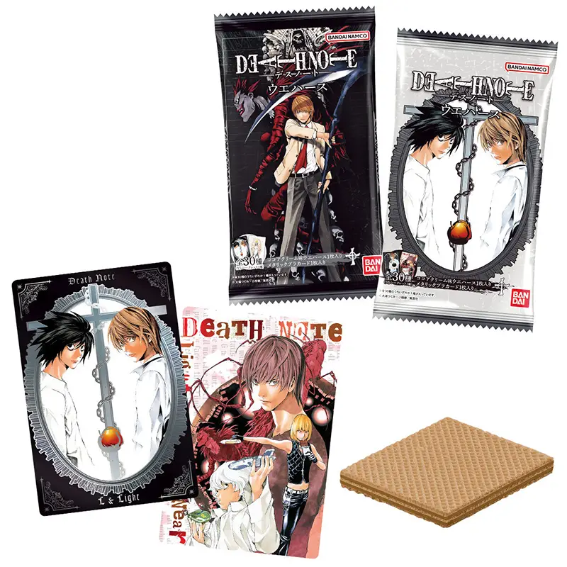デスノート】カード食玩「DEATH NOTE ウエハース」2026年2月発売。全30