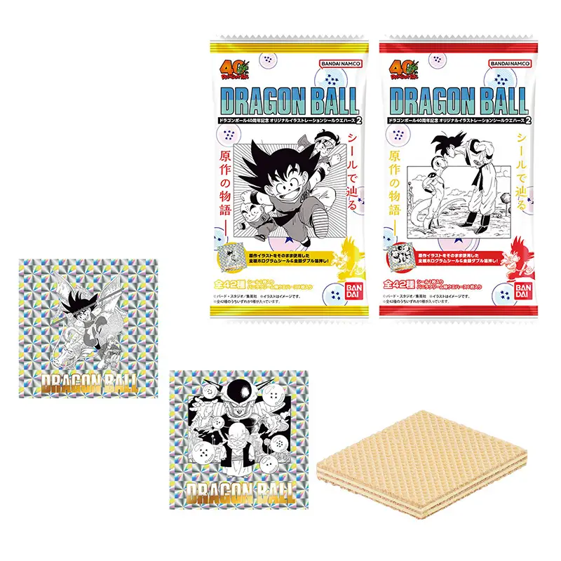 ドラゴンボール】シール食玩「ドラゴンボール40周年記念 オリジナル